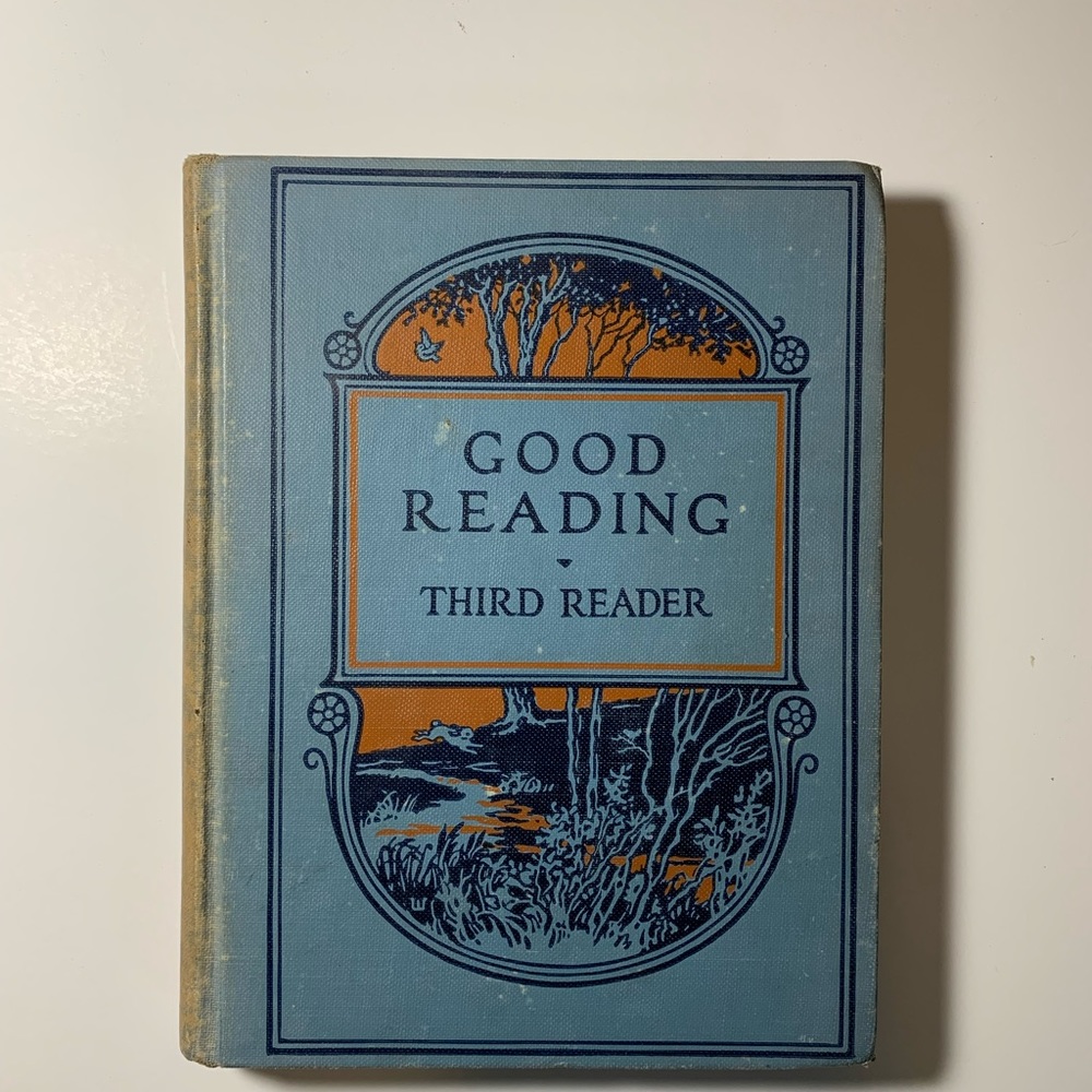 Antique 1926 Third Grade Reader (Reading Book)